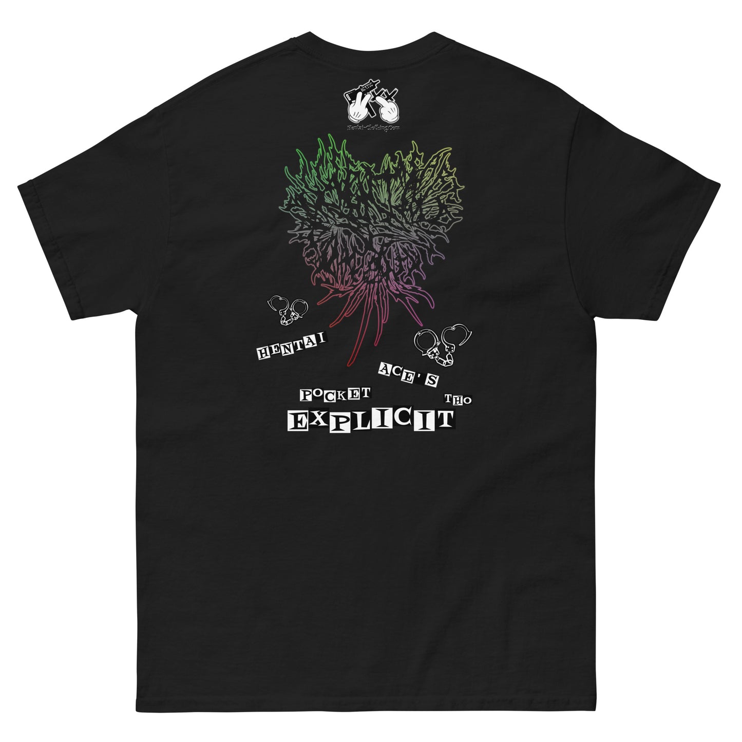 ヘビーフロントバックプリントSavage Hentai Tシャツ