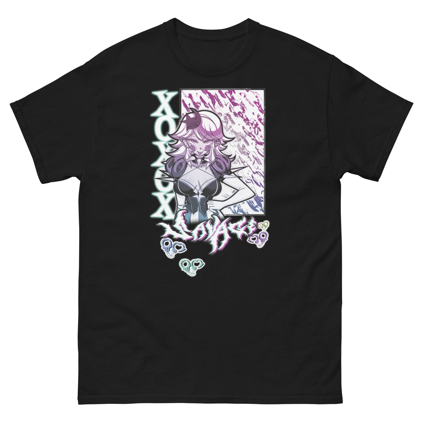 ヘビーフロントバックプリントSavage Hentai Tシャツ