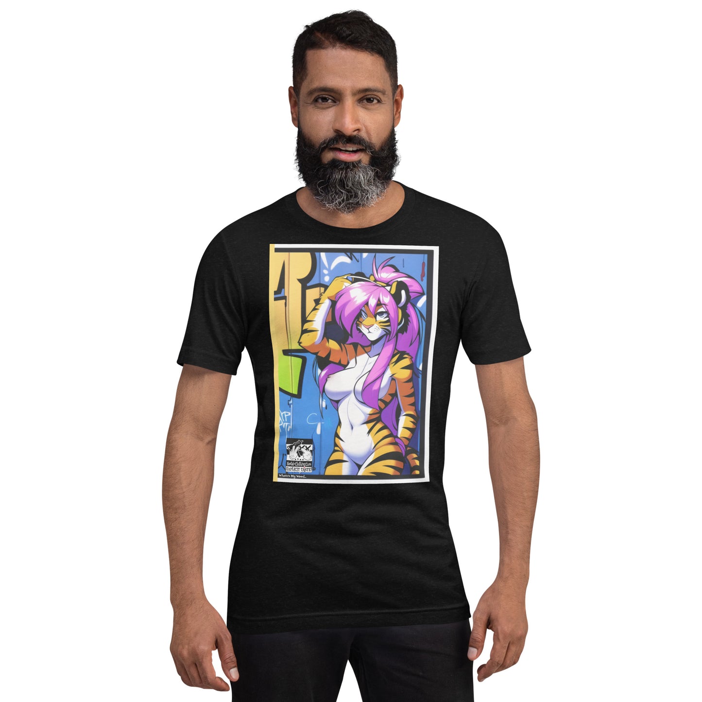 Wipe Out Cat Unisex t-shirt