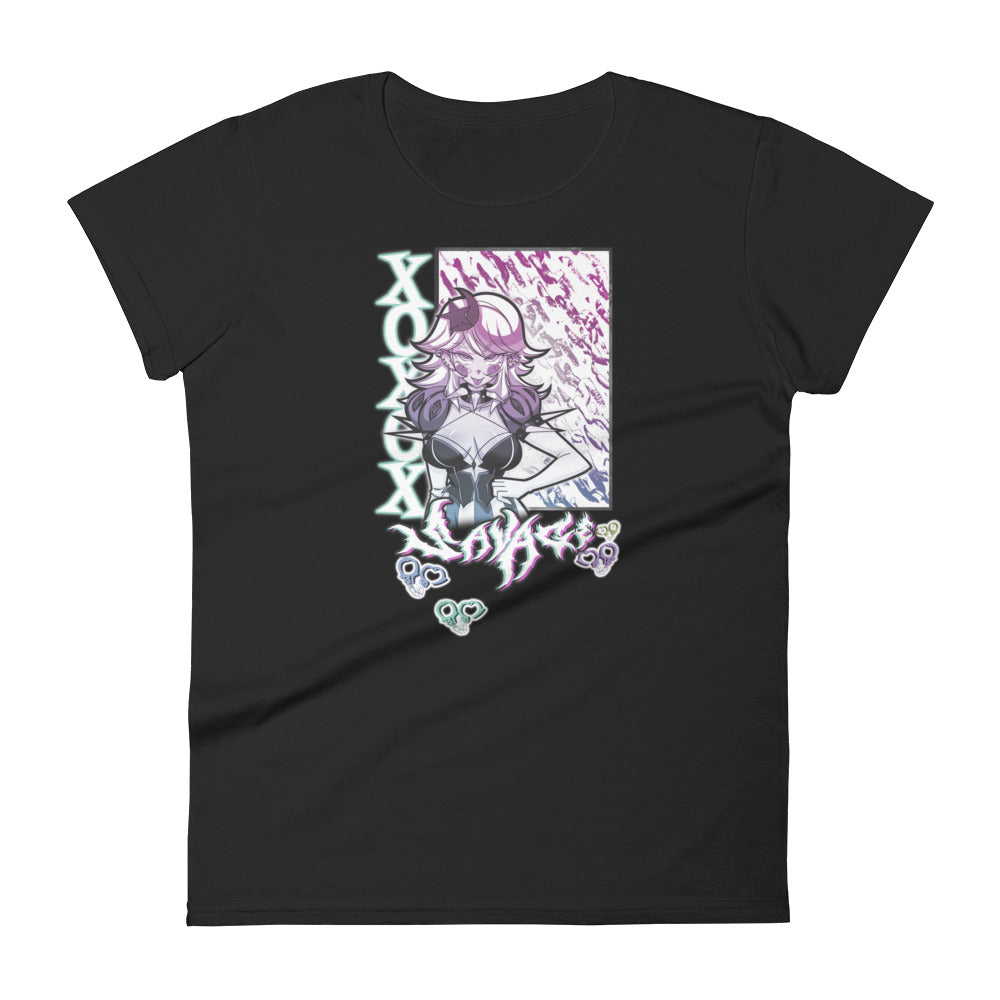 Camiseta hentai salvaje delantera y trasera para mujer