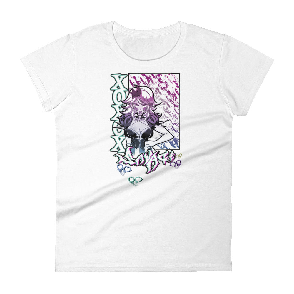 Camiseta hentai salvaje delantera y trasera para mujer